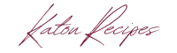 KatouRecipes Signature - Unique Brand Identifier
