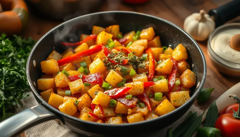 Crispy Breakfast Potatoes Preparation Crispy breakfast potatoes preparation for a perfect breakfast skillet recipe
